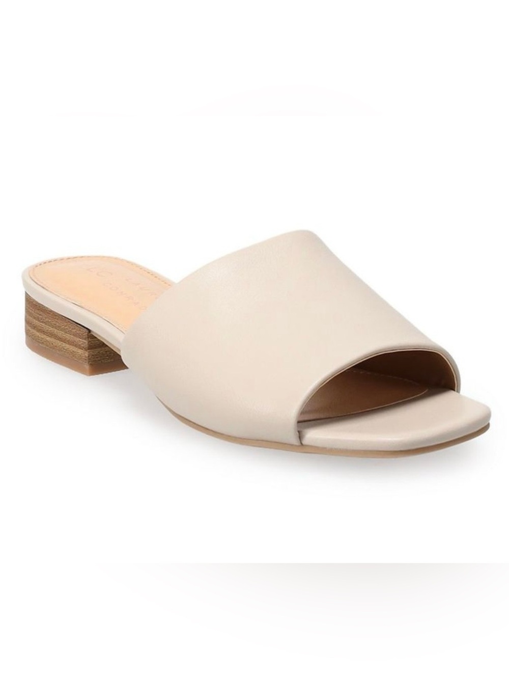 LC Lauren Conrad Cream Mules Size 6